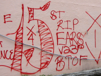 “El grafiti es una molestia pública en un gran número de áreas de Oakland, y si el problema no es administrado, puede alentar a un vandalismo más serio y a otros crímenes”. 
