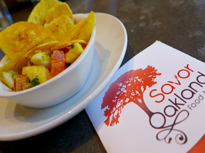 Peruvian style ceviche at Bocanova restaurant.Photo: Christel Okihara.